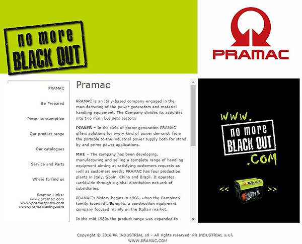 No more blackout-Pramac-Power Solutions