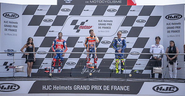 Pramac Racing's first podium with Danilo Petrucci in the Le Mans GP.