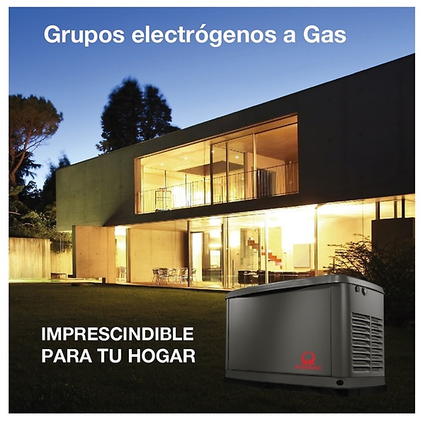 Generadores de emergencia a gas residencial